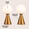 Jonathan Y Macie 11.75" Modern Minimalist Globe Rechargeable/Cordless Dimmable Integrated LED Table Lamp w, 2PK JYL7159D-SET2 - alternate 2