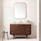 James Martin Vanities Amberly 48" Single Vanity, Mid-Century Walnut, w/ 3 CM Tajnar Eclos Top 670-V48-WLT-3TJR - alternate 2