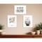 Homeroots Set Of Three Rise and Shine White Framed Print Kitchen Wall Art, 3PK 408029 - alternate 4