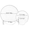Dinewares 32 PC Spin Wash Dinnerware Dish Set for 8 Person, Mugs, Salad and Dinner Plates and Bowls QI004502.GN.2 - alternate 4