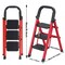Wrightmaster 2.95 ft. Steel Step Ladder, 8 ft. Reach, 500 lbs. Capacity with Non-Marring Feet ZoroY-RED7 - alternate 3