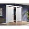 Sartodoors Sliding Closet Double Bi-fold Doors, Planum 0770 Painted White Matte, Sturdy Tracks Moldings Trims PLANUM0770DBF-WS-96 x 80 (4* 24x80) - alternate 3