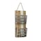 Homeroots 12" Brown And Gray Solid Wood And Metal Paper Organizer 487942 - alternate 4