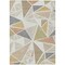 Homeroots 5' X 8' Ivory Brown And Green Geometric Washable Indoor Outdoor Area Rug 600373 - alternate 6