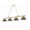 Z-Lite Cordon Heritage Brass 4 Light Billiard 2306-4HBR-ARS - alternate 1