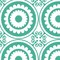 Homeroots 8" x 8" Light Green And White Geo Peel and Stick Removable Tiles 400419 - alternate 3