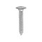 Auveco Phillips Oval Head Sems Flush Washer Tapping Screw #8 x 1in - Chrome, 50PK 23867 - alternate 1