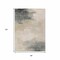 Homeroots 8' X 10' Beige Taupe And Ivory Abstract Washable Indoor Outdoor Area Rug 616847 - alternate 4