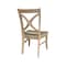 Whitewood Industries Set of Two Vineyard Curved X Back Dining Chairs, Honey C97-14P - alternate 2