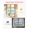 Vevor Stained Glass Tiffany Style Hanging Window Panel with Chain 26 x 16 Inches NC-SG03 - alternate 5