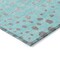 Homeroots 3' X 5' Aqua And Teal Blue Abstract Washable Indoor Outdoor Area Rug 609444 - alternate 5