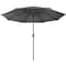 Pure Garden 9 ft Round Patio Umbrella Easy Crank, Vented Canopy Outdoor Umbrella for Shade 50-LG1418 - alternate 4