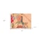 Homeroots 50" X 70" Orange and Red Kantha Cotton Floral Throw Blanket with Embroidery 357559 - alternate 4