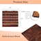 Edendirect 1 ft. x 1 ft. Acacia Wood Interlocking Deck Tile in Mocha Straight Grain, 10 sq. ft. per Box ED-W2391P160129 - alternate 6