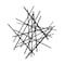 Homeroots 29" X 27" Black Metal Novelty Abstract Hanging Dimensional Sculpture 483360 - alternate 4