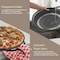 Bakkenmaster Bakken 14 in Cast Iron Pizza Pan, Pre-Seasoned, Oven, Grill & Stovetop Safe, Dual Handles BAKCASTPIZZA - alternate 5