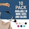 Lifemaster Heavy-Duty Plastic Hangers, Non-Slip, Space-Saving, Holds 5 lbs, Black, 10PK LMPLCBK10 - alternate 5