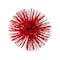 Homeroots 6" Red Metal Spiky Sphere 383774 - alternate 1