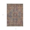 Homeroots 8' X 10' Red Orange And Blue Oriental Washable Indoor Outdoor Area Rug 563841 - alternate 2