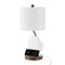 Jonathan Y Ellie 20.25" Bohemian Designer Iron/Resin Elephant LED Kids' Table Lamp w/Phone Stand and USB Chargi JYL6312A - alternate 2