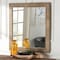 Bali & Pari Geralyn Japandi Natural Seagrass Square Wall Mirror 248-13813-ZORO - alternate 3