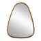 Homeroots 37" Brown Abstract Wood Framed Accent Mirror 485080 - alternate 2