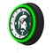 Holland Bar Stool Michigan State University 19 Double Neon Wall Clock Clk19BK - alternate 4