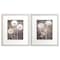 Homeroots Set Of Two Dandelion White Framed Print Wall Art, 2PK 521536 - alternate 1