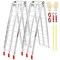 Vevor Aluminum Ramp 1500 LBS Foldable Loading Ramps for Pickup Trucks Bed 2 PCS, 2PK ATV-002-1 - alternate 1