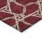 Homeroots 10' X 14' Burgundy And Gold Geometric Washable Indoor Outdoor Area Rug 613475 - alternate 3