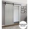 Sartodoors Barn Interior Door, 18" x 80", Gray QUADRO4111BD-B-KS-18 - alternate 1