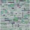 Homeroots 5' X 8' Artichoke Green Charcoal And Purple Striped Washable Indoor Outdoor Area Rug 603510 - alternate 3