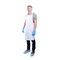 Vguard Heavyweight Polyethylene Apron, White, 5/100, 28x46in, 500PK B77K15 - alternate 3