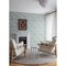 Chesapeake Goldfinch Aqua Birds and Blooms Wallpaper 4148-27413 - alternate 2
