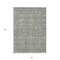 Homeroots 3' X 5' Cream and Tan Floral Washable Non Skid Indoor Outdoor Area Rug 564323 - alternate 3