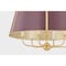 Hudson Valley Lighting Cambridge 6 Light Chandelier in Aged Brass/Soft Crimson by Mark D. Sikes MDS121-AGB/CRN - alternate 6