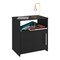 Homeroots 23" Black Wood Nightstand 543676 - alternate 3