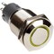 Race Sport 16Mm Flush Mount Pre-Wired Led 2-Position Switch (Yellow) (Each) RS-2P16MM-LEDY - alternate 1
