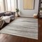 Homeroots 5' X 8' Ivory Brown And Gray Striped Washable Indoor Outdoor Area Rug 597254 - alternate 4