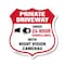 Signmission Private Driveway Shield Sign Under 24 Ho, 6 Inch X 6 Inch, Plastic Sign SHI-P-6-437 - alternate 1