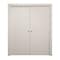 Sartodoors Sliding French Double Pocket Doors 48 x 96 inches, Ego 5000 Painted White Oak, Kit Rail Hardware ,  EGO5000DP-PWO-4896 - alternate 1