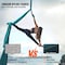 Vevor Aerial Silk Yoga Swing Set 8.7 Yards Hammock Trapeze Inversion Fly Green YJ-0077-S1008 - alternate 2