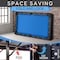 Serenelife Pool Table- Foldable & Portable Billiard Table- Very Sturdy, Includes Pool Balls, Cue Sticks, Blue SLPLTB76BL - alternate 4