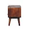 Homeroots 24in Brown Solid Wood Fireplace TV Stand 720014 - alternate 5