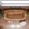 Alfi Brand 59" Free Standing Wooden Bathtub W/ Chrome Tub Filler AB1148 - alternate 6