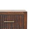 Homeroots 22" Brown Solid Wood Two Drawer Nightstand 701719 - alternate 3