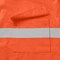 Ironwear 49" Poly/PU Hi Vis Raincoat with Zipper and Tuckaway Hood, Orange, Medium 9520-O-MD - alternate 4