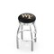 Holland Bar Stool Co 25" Chrome Wake Forest Swivel Bar Stool, Accent Ring L8C3C25WakeFr - alternate 1