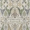 Homeroots 5' X 8' Ivory Green And Brown Floral Washable Indoor Outdoor Area Rug 605284 - alternate 4