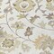 Homeroots 8' Ivory Brown And Green Round Floral Washable Indoor Outdoor Area Rug 597820 - alternate 5